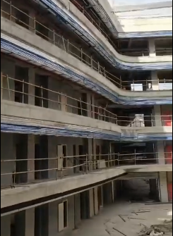 平原新區(qū)中藍置業(yè)項目無機布防火卷簾門，折疊提升門
